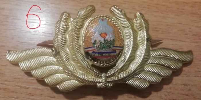 QW14 6 - Emblema militara - comunism - aviatie - varianta mica