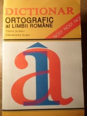 DICTIONAR ORTOGRAFIC AL LIMBII ROMANE-FLORA SUTEU, ELISABETA SOSA-308841