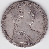 Austria Thaler Taler 1780 Maria Theresia Rebatere Restrike S.F., Europa, Argint