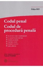 Codul penal. Codul de procedura penala Act.1 octombrie 2025 - Tudorel Toader