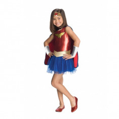 Costum Femeia Fantastica, pentru copii, Wonder Woman, M, 5-7 ani foto