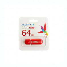 Memory stick USB 3.2 Gen 1 Adata UV150 64 GB cu capac, rosu foto