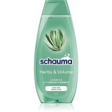 Schwarzkopf Schauma Herbs &amp; Volume Sampon pentru par fin, moale 400 ml