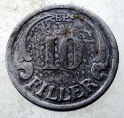 1.480 UNGARIA WWII 10 FILLER 1942 BP foto