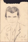 A1672 Schiță de Dimitrie &bdquo;Puiu&rdquo; Eitel, 1942, semnată