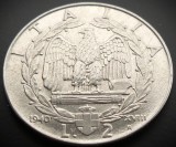 Cumpara ieftin Moneda istorica 2 LIRE - ITALIA FASCISTA, anul 1940 * cod 307, Europa