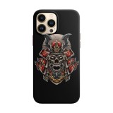 Husa compatibila cu Apple iPhone 14 Plus model Samurai skull,Silicon, Tpu, Viceversa