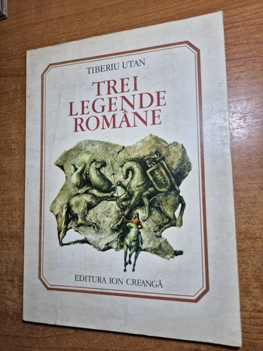 carte pentru copii - trei legende romane - din anul 1980