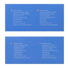 Statie radio CB PNI Escort HP 6500 PRO, multi-standard, VOX, NRC, 4W, AM-FM, 12V, SQ, ASQ, mufa de bricheta inclusa