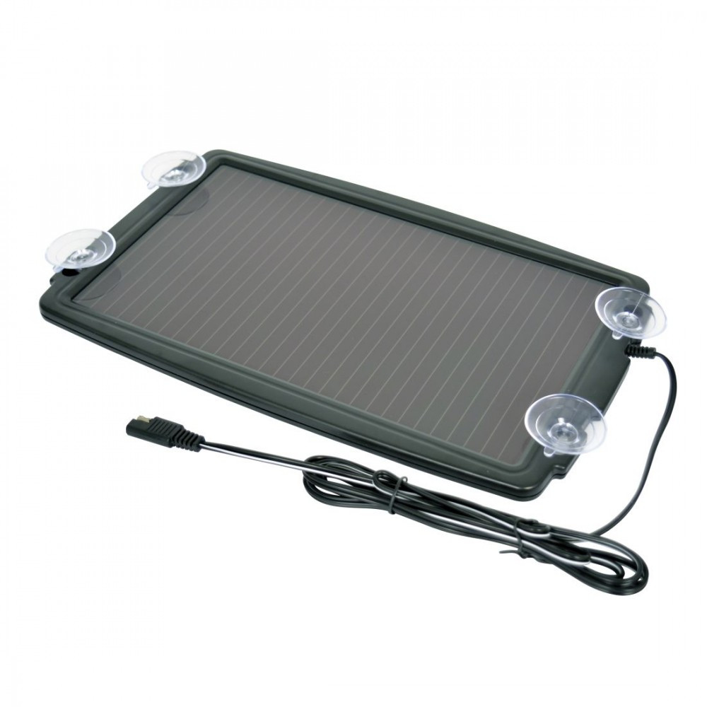 Incarcator solar pentru baterie auto 12V, 138mA, Carpoint Kft Auto |  Okazii.ro