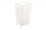 Cumpara ieftin Suport umbrele otel alb patinat Emily 24x24x48 cm