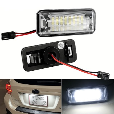 Set 2 Lampi LED Numar Inmatriculare Auto 6000K Canbus Plug &amp;amp; Play Subaru WRX Forester Impreza BRZ Toyota GT86 Scion FR-S Lumina Alba Puternica Fara Er foto