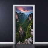 Folie imprimata color pentru decor usa, dimensiune 200 x 90cm, model: avx-dr11, AVEX