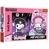 Puzzle Trefl Heloo Kitty si prietenii, 160 piese, Lean 27794