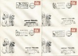 Timbre Rom&acirc;nia 1981, Expo Canis Craiova, Plic FDC Maximafilie