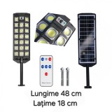 Lampa Solara Stradala,Senzor De Miscare,Telecomanda, 23 x Led COB