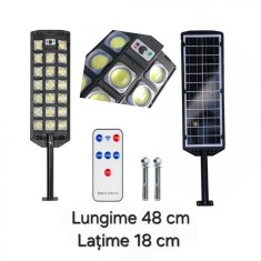 Lampa Solara Stradala,Senzor De Miscare,Telecomanda, 23 x Led COB