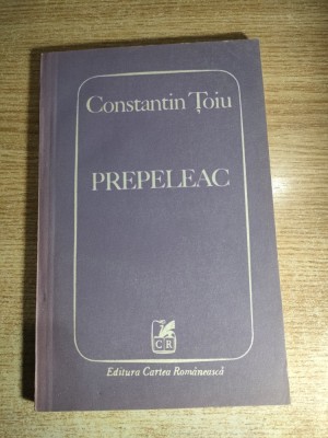 Constantin Toiu - Prepeleac (Editura Cartea Romaneasca, 1991) foto