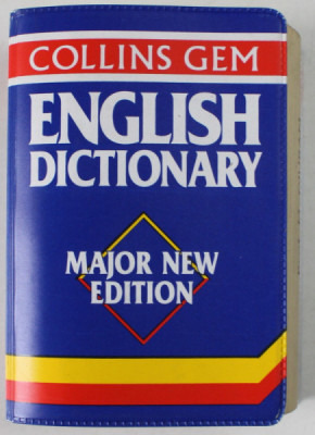 COLLINS GEM , ENGLISH DICTIONARY , MAJOR NEW EDITION , 1994 foto