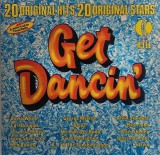 Various &ndash; Get Dancin' [ vinil, LP ] K-tel 1975 Uk _ NM / VG+ _ pop rock