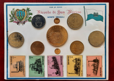 Set numismatic si filatelic San Marino, 1978 - G 4051 foto
