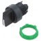 Comutator Rotativ 22mm 3 Poziții Negru