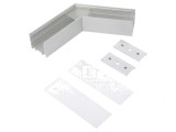 Conector 120&deg; Aluminiu Argintiu Anodat VARIO30