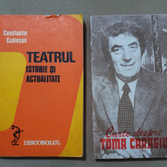 Teatrul: Istorie și actualitate -Constantin Cubleșan / Carte despre Toma Caragiu