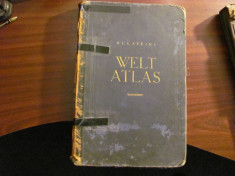 PVM - &amp;quot;Ullsteins Welt Atlas 1923&amp;quot; / Atlasul Lumii / format mare / limba germana foto