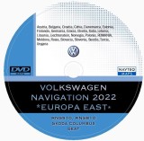 DVD Harta Navigatie RNS 510 VW Skoda Seat Europa 2021-2022 Passat Tiguan Touareg + Activare Video in Mers
