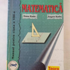 Matematica - Manual pentru clasa a VIII-a -2007 - Editura Teora