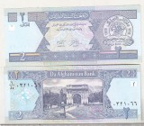 Bnk bn Afghanistan Afganistan 2 afganis 2002 unc