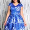 Rochie de Ocazie Aiana Albastru Electric - 40Marimea