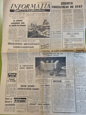 informatia bucurestiului 19 octombrie 1973-antrenorul m. flamaropol,iahting foto