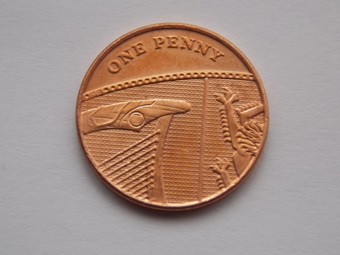 ONE Penny 2009 GRB (Shield of the Royal Arms puzzle 1/6) - UNC