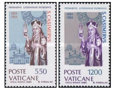 Vatican 1984 - Holy Kasimir, serie neuzata foto