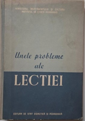 Unele probleme ale lectiei foto