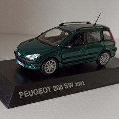 Macheta Peugeot 206 SW 2002 Break - Norev/Altaya 1/43