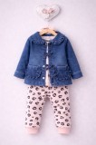 Set din 3 piese ByMurat Denim Style (Marime Disponibila: 12 luni)