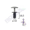Clipsuri Fixare Ford 10x18.5mm Negre - Set 10 Bucati Prindere Caroserie