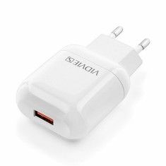 Incarcator retea USB 2400mA VIDVIE CE12 WHITE GSM1037