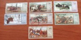 POLONIA-1970-80-''SERII TEMATICE COMPLETE 7VAL.stampilate=PICTURI' -Vezi-Scan