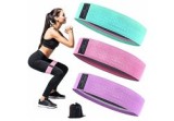 Set 3 benzi elastice, fitness, multicolor, 52/56/60 cm, Oem