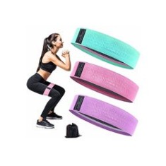 Set 3 benzi elastice, fitness, multicolor, 52/56/60 cm