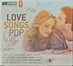CD 3XCD # Various &ndash; Love Songs Pop - Saturn (VG++)