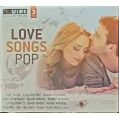 CD 3XCD # Various &ndash; Love Songs Pop - Saturn (VG++)