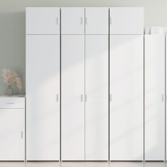 vidaXL Dulap de depozitare, alb, 70x42,5x225 cm, lemn prelucrat 3281322