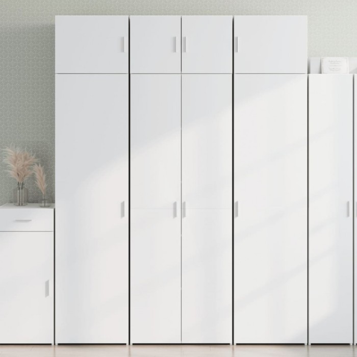 Gossi dulap de depozitare, alb, 70x42,5x225 cm, lemn prelucrat