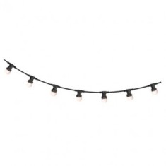 Sir iluminat festiv 10m, IP44 cu 20 becuri led alb cald