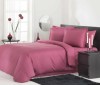 Set 2 huse perna din damasc, densitate 130 g/mp, Fucsia